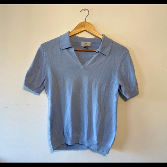 Vintage baby blue polo tee 💙 - Picture 2 of 4